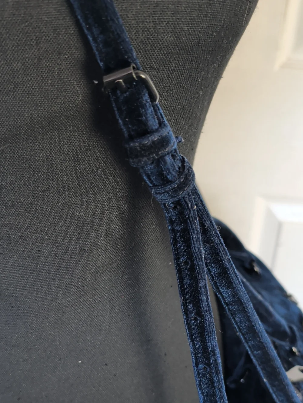 Rebecca Minkoff Velvet Navy Blue Crossbody Bag